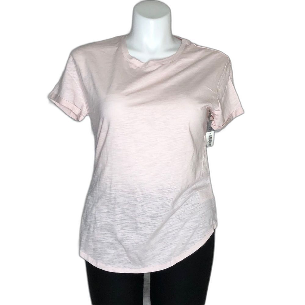 Daily Ritual crew neck pink tee, NWT, Large